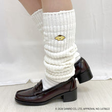 画像をギャラリービューアに読み込む, 【公式オンラインストア限定】 E.Gスミス サンリオキャラクターズコラボルーズソックス ポムポムプリン刺繍 60cm丈 E.G.SMITH EGL560007