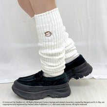 画像をギャラリービューアに読み込む, 【公式オンラインストア限定】　E.Gスミス　ユニバーサルコラボルーズソックス　おさるのジョージ刺繍　60cm丈　E.G.SMITH　EGL560009
